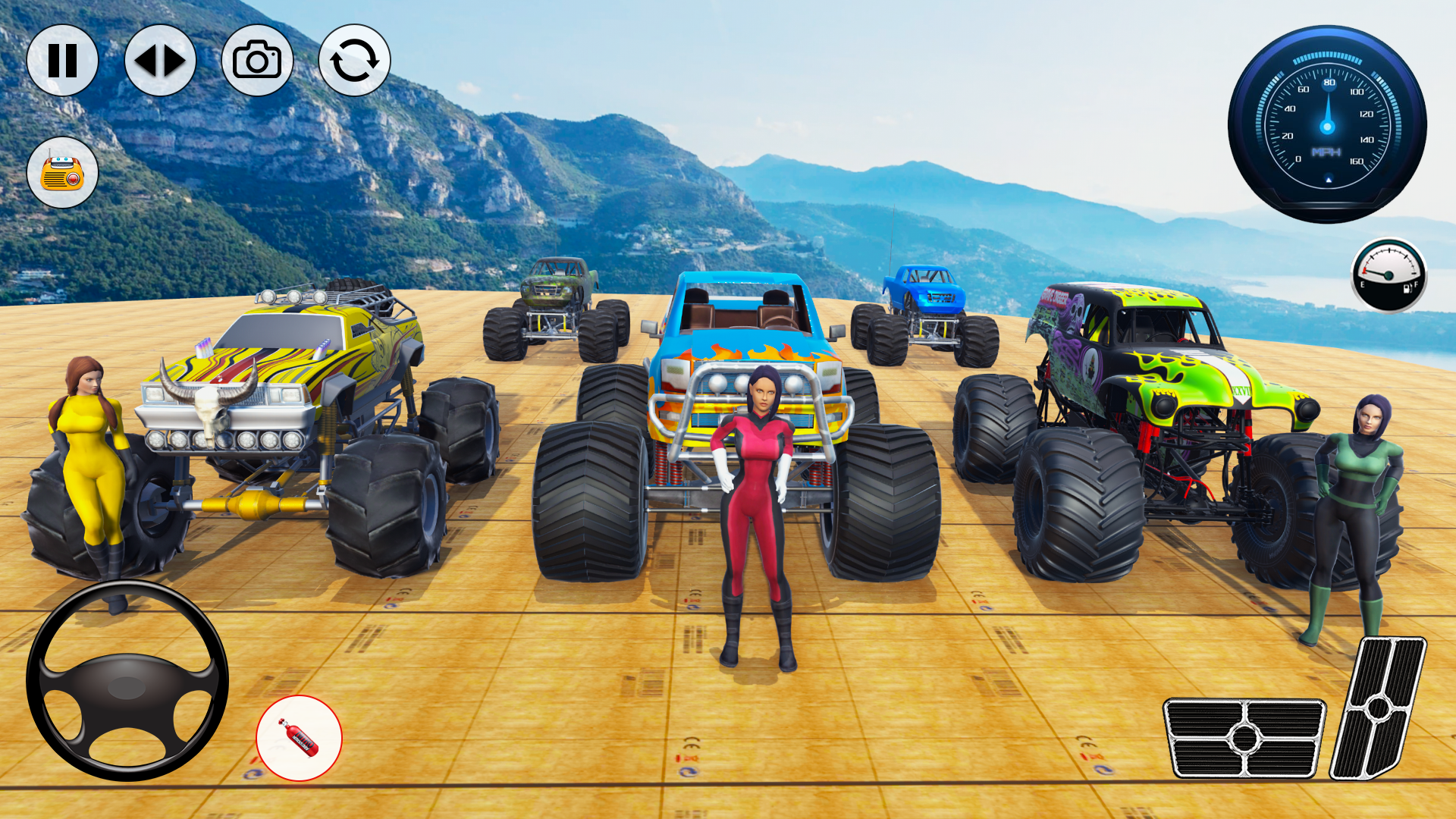 Download do APK de Monster Truck Mad Racing Game para Android