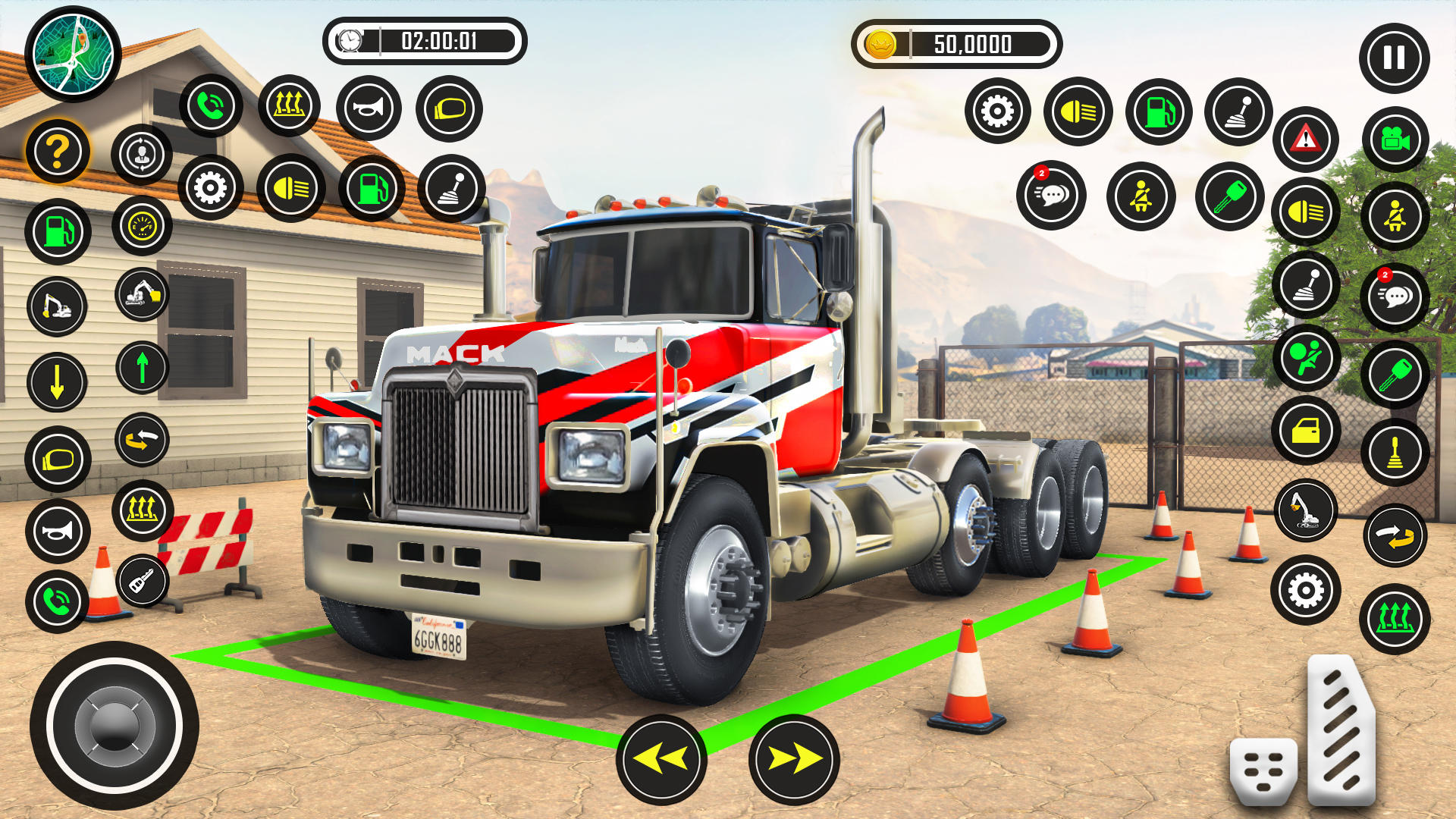 Advance Truck Parking Games 3D Game Screenshot