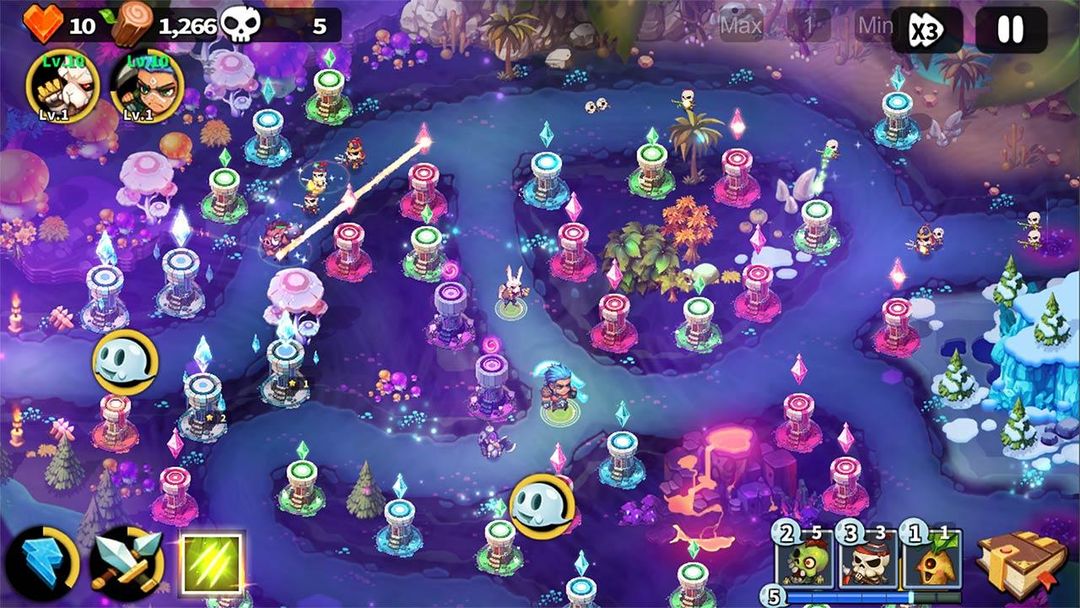 Hero Defense King : TD screenshot game