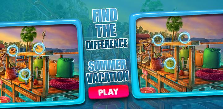 Banner of Find the Difference Summer Vacation Game 1.0