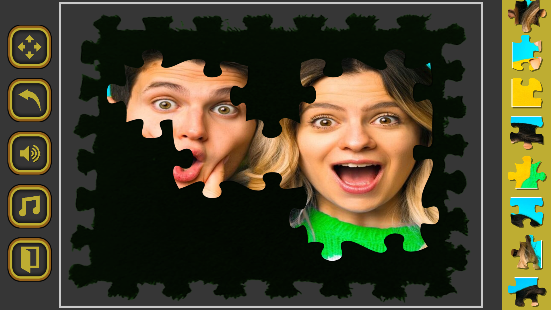 Ninna e Matti Jigsaw Puzzle Game Screenshot