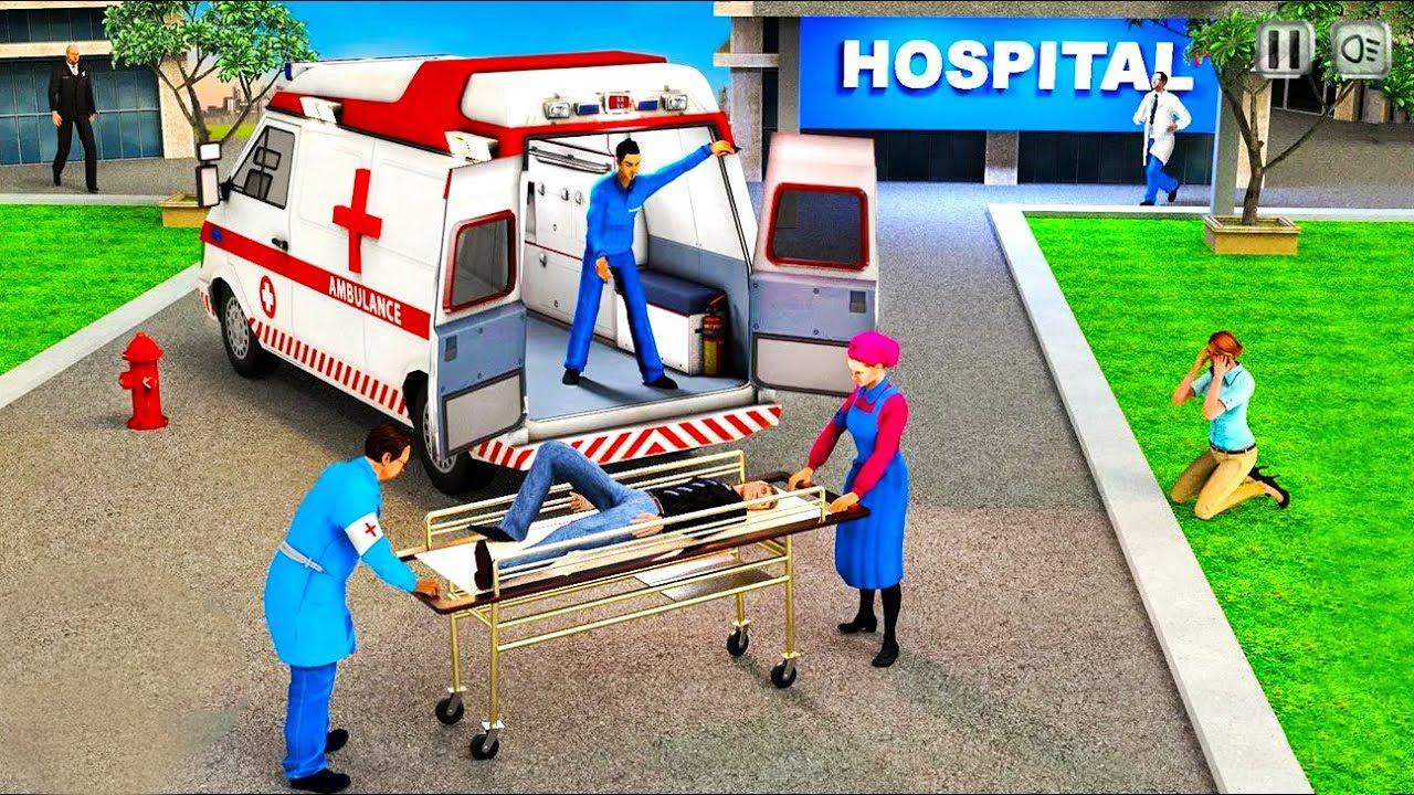 Rescue Emergency Ambulance Sim ภาพหน้าจอเกม