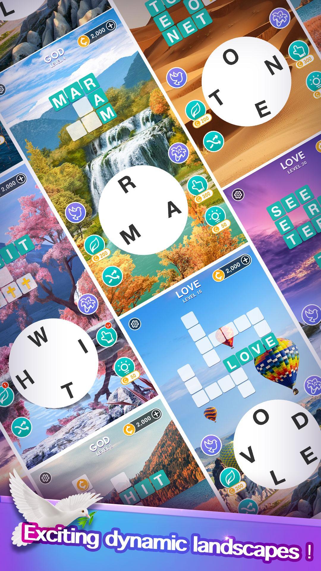 Скриншот игры Bible Word Cross - Daily Verse