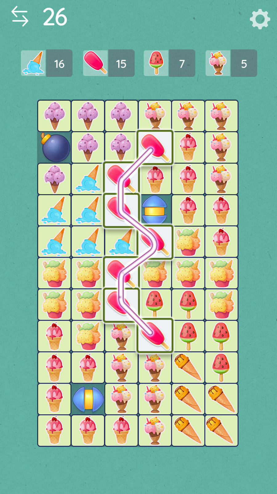 Captura de Tela do Jogo Tile Link - Match & Connect