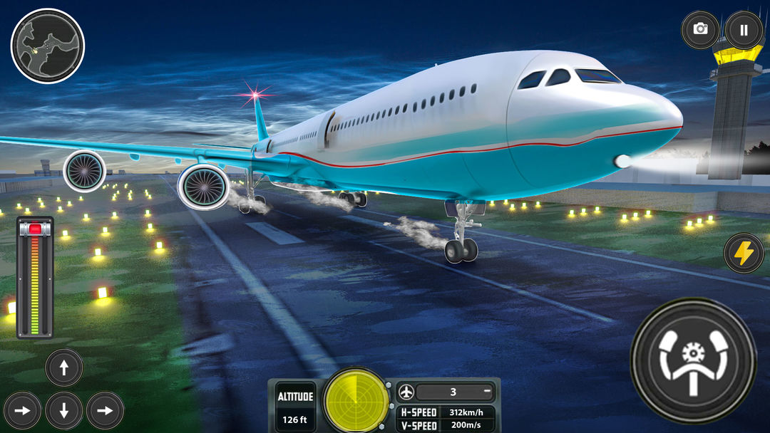 Airplane Games Flight Sim 2023 ภาพหน้าจอเกม