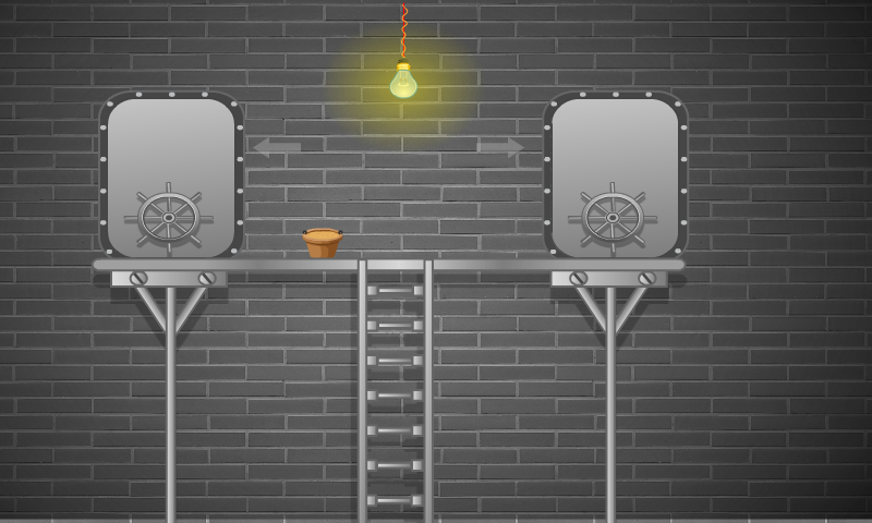 Black and White Escape Game Screenshot