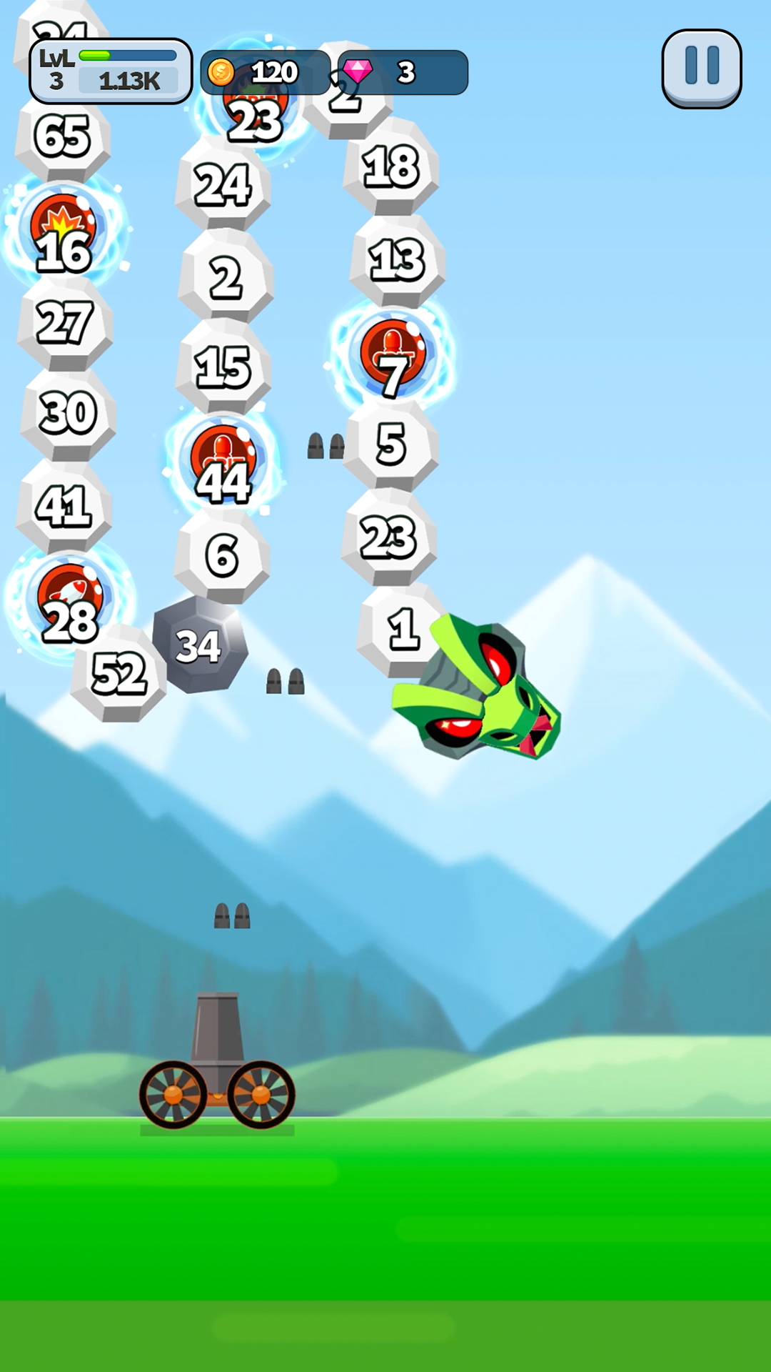 Ball Blast Cannon blitz mania Game Screenshot