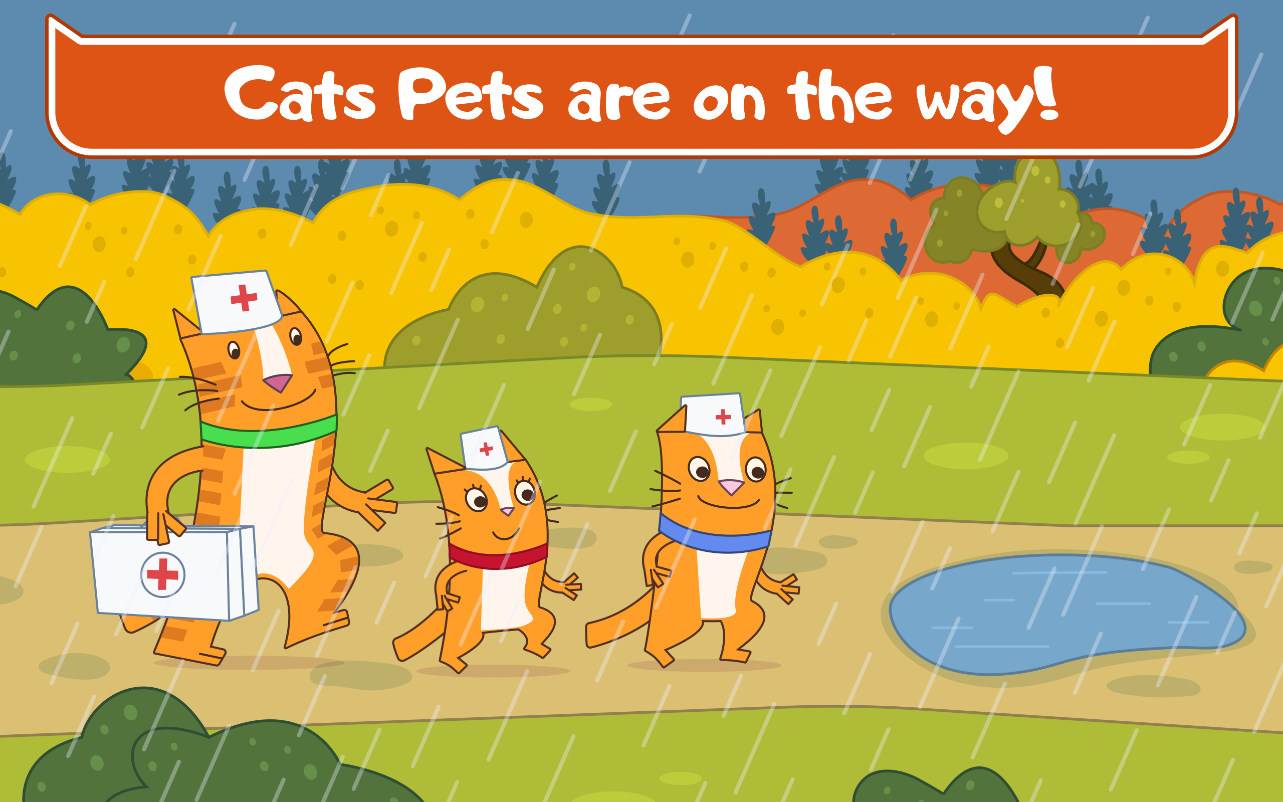 Cats Pets キッズドクターゲーム! 猫 病院ゲーム & 医療ゲーム! 幼児 げーむのキャプチャ