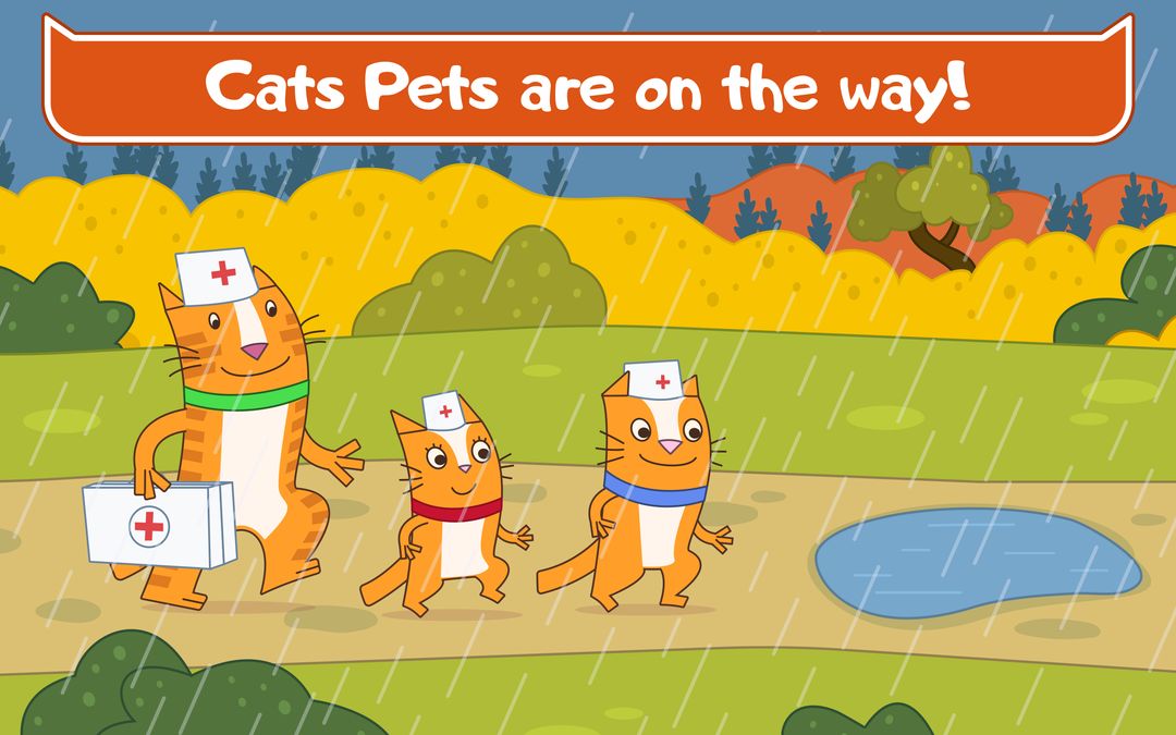 Screenshot of Cats Pets Animal Doctor Games for Kids! Pet doctor