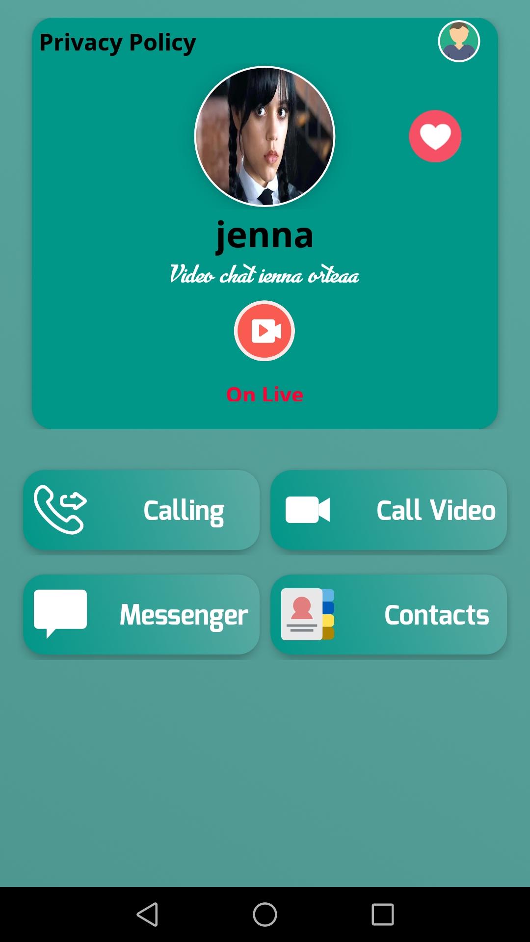 jenna ortega Wednesday fake Ca Game Screenshot