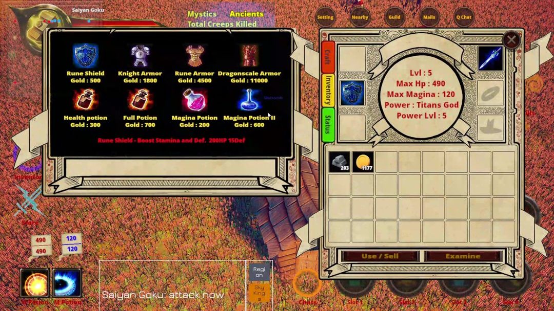 Gods Of Isekai screenshot game