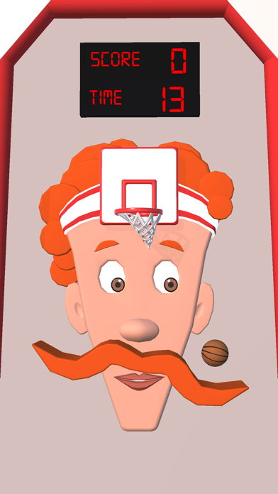 Moustache Basket Game Screenshot