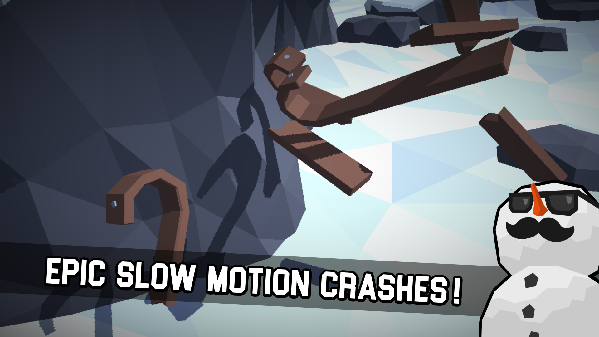 Sledge - snow mountain slide Game Screenshot