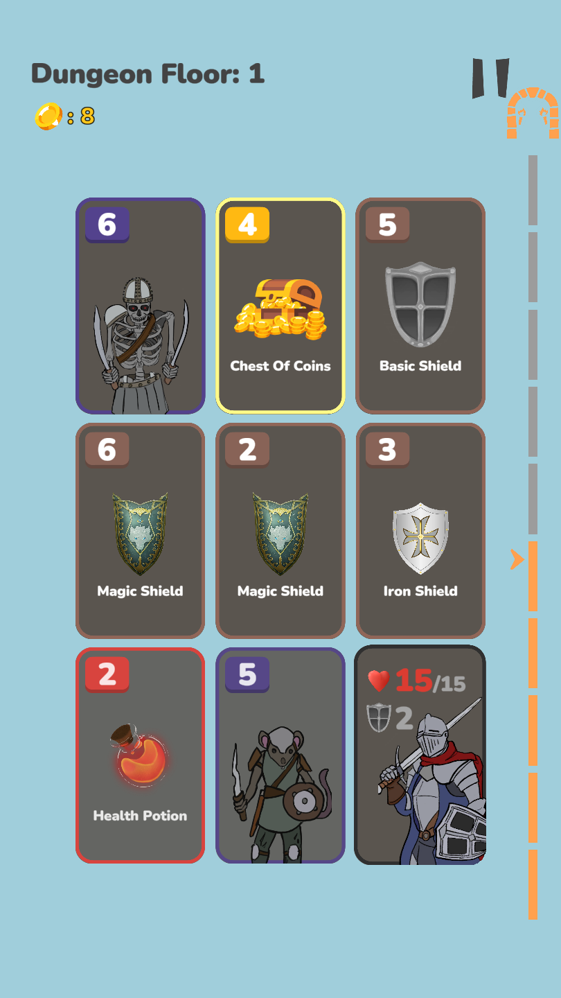 Card Forward Game Screenshot