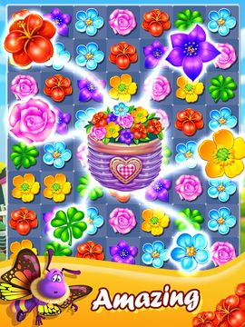 昆虫の友達がマッチ3 ゲームのスクリーンショット