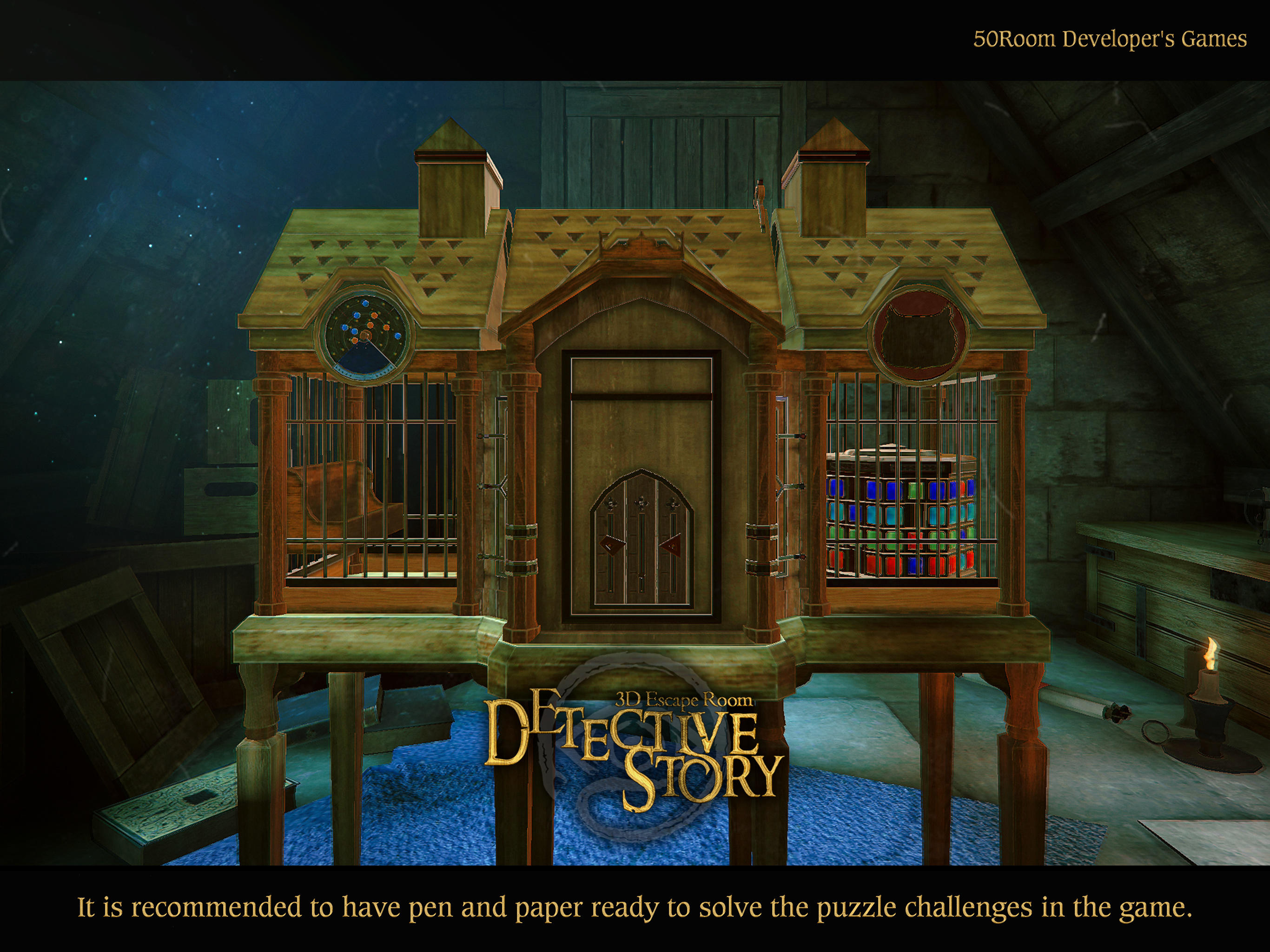 3D Escape Room Detective Story ภาพหน้าจอเกม