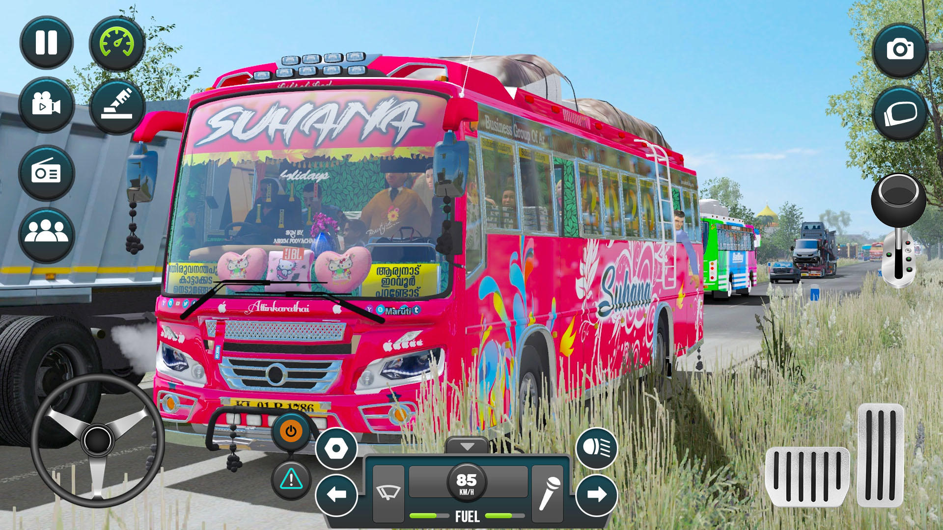 버스 시뮬레이터 3D 시내 버스 게임, 버스 운전사 게임 스크린 샷