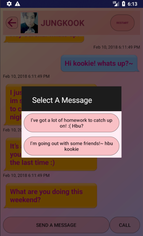 Love, BTS! Game Screenshot