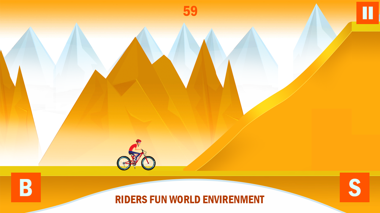 Risky Rider Game Screenshot