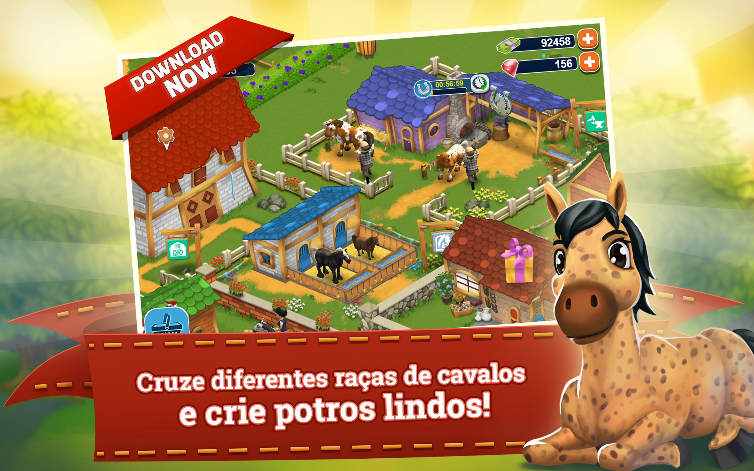 Captura de Tela do Jogo Horse Farm