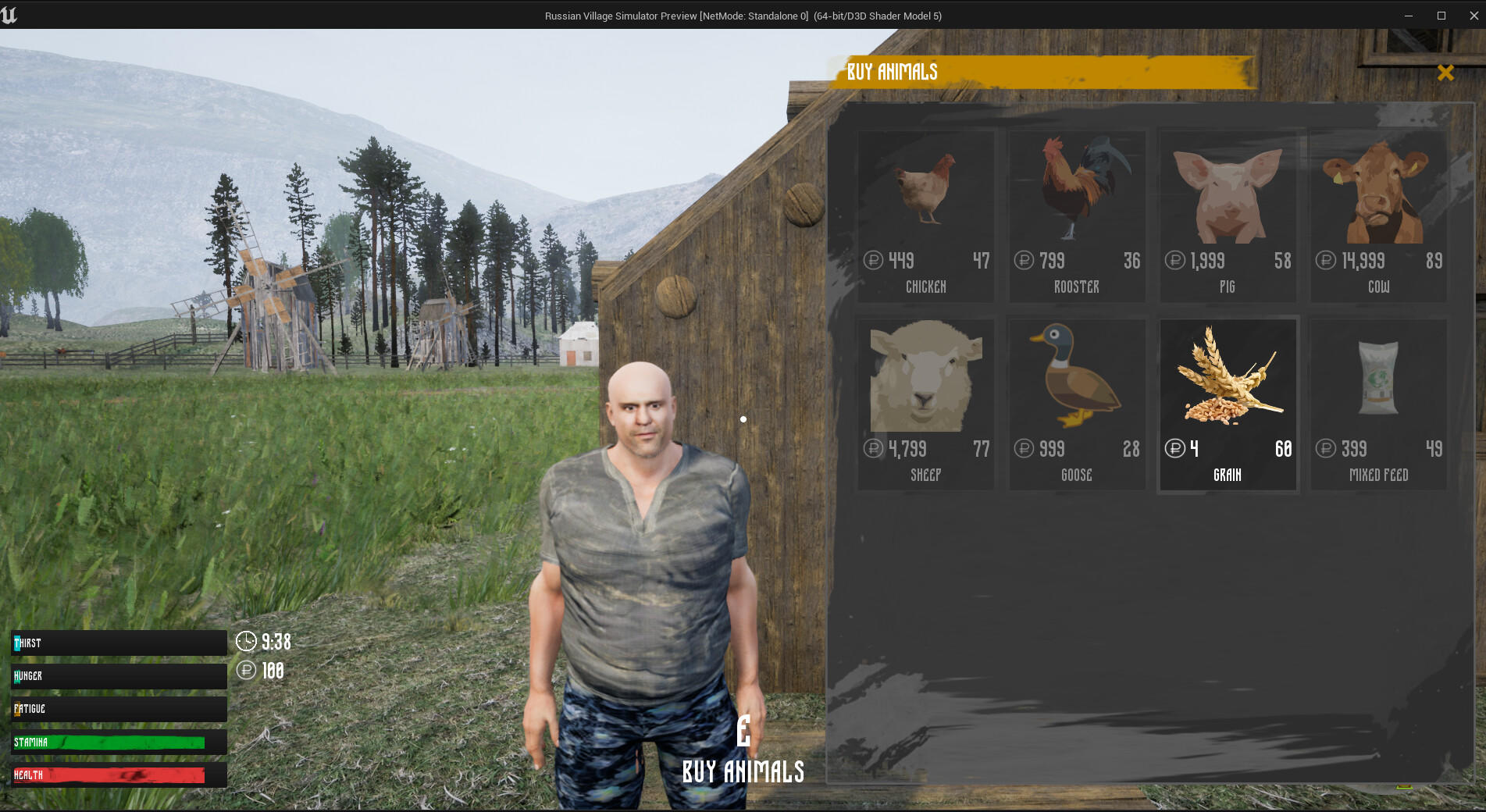 Russian Village Simulator screenshot game