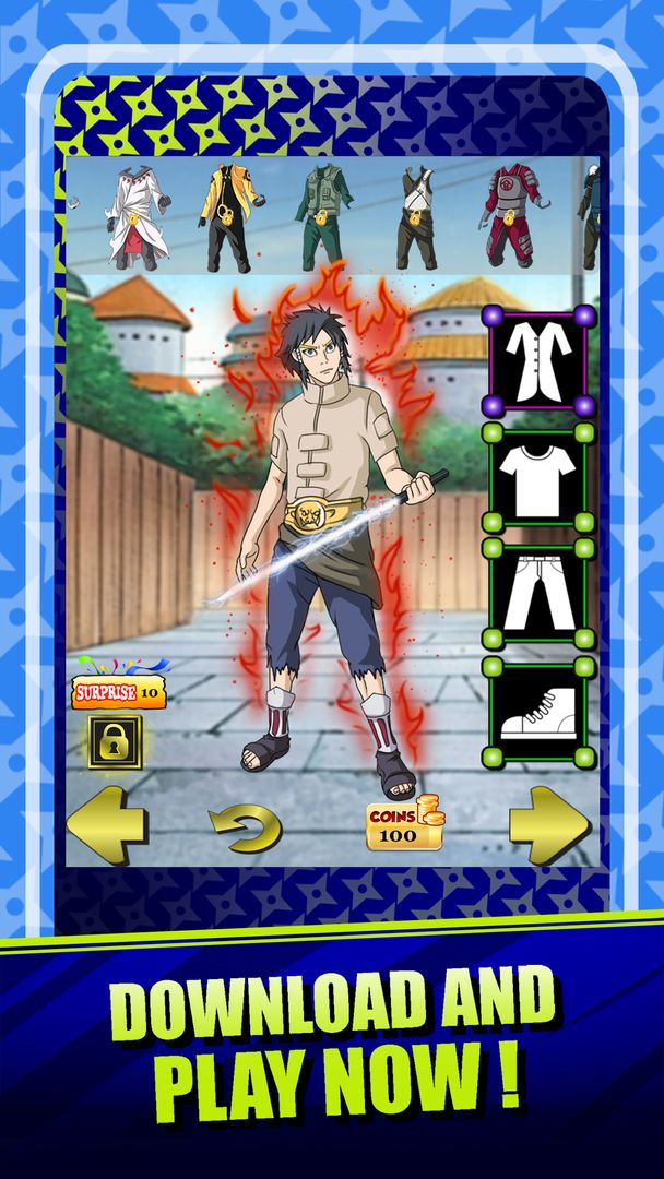 Screenshot of Create Your Own Ninja Hero