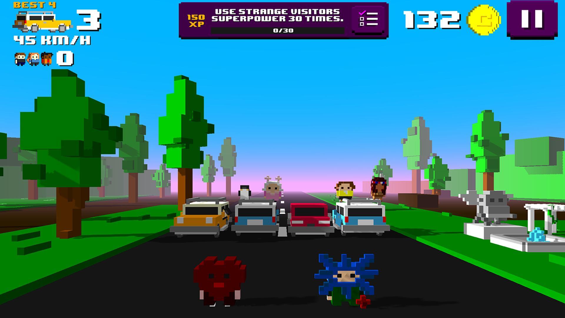 Chicken Jump - Crazy Traffic Game Screenshot
