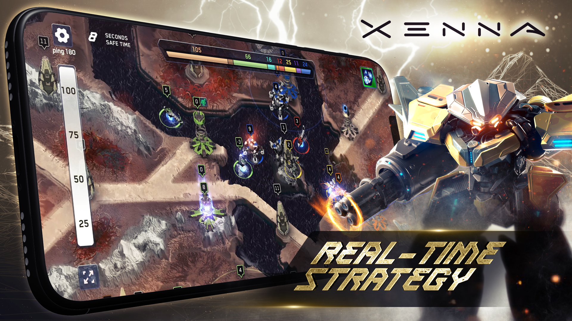 Screenshot of XENNA - MMO Real-time strategy