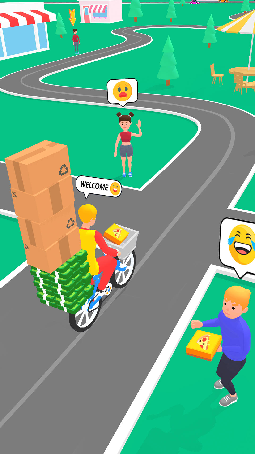 Pizza Delivery Game: Fun Race Game Screenshot