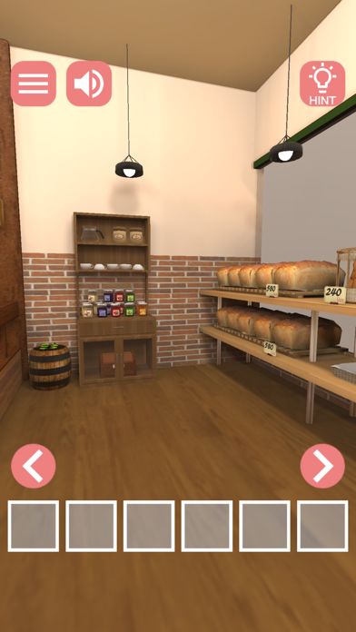 구운지 얼마 안 된 빵집의 개점 게임 스크린 샷