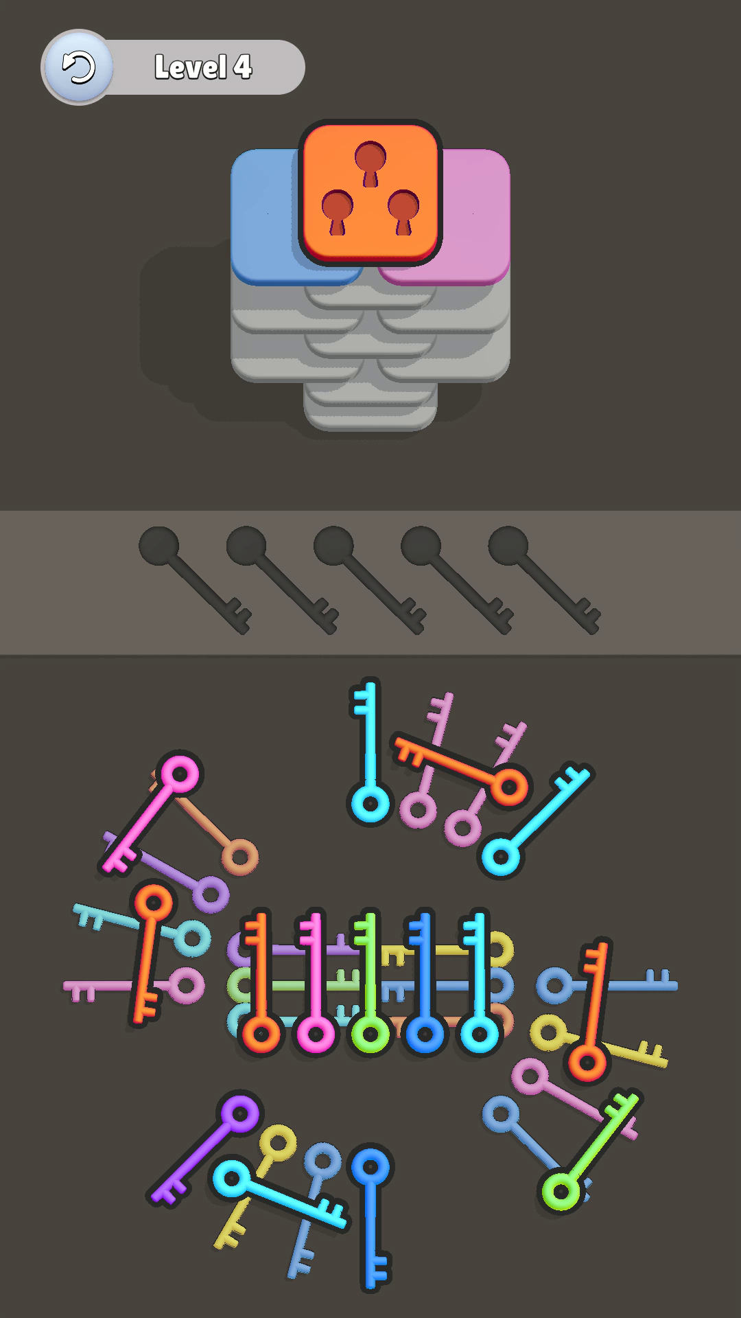 Triple Keys Mahjong Game Screenshot