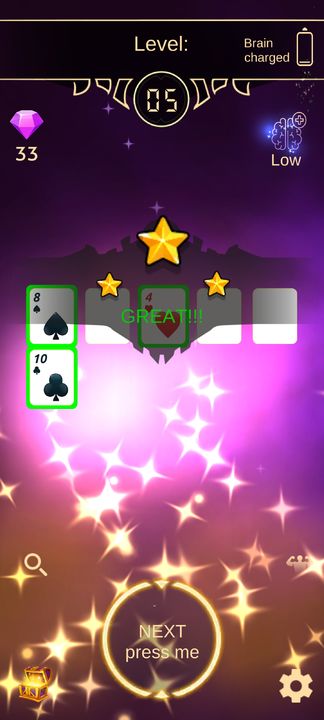 Magic Memory Trainer Game Screenshot
