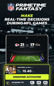 NFL Primetime Fantasy ゲームのスクリーンショット