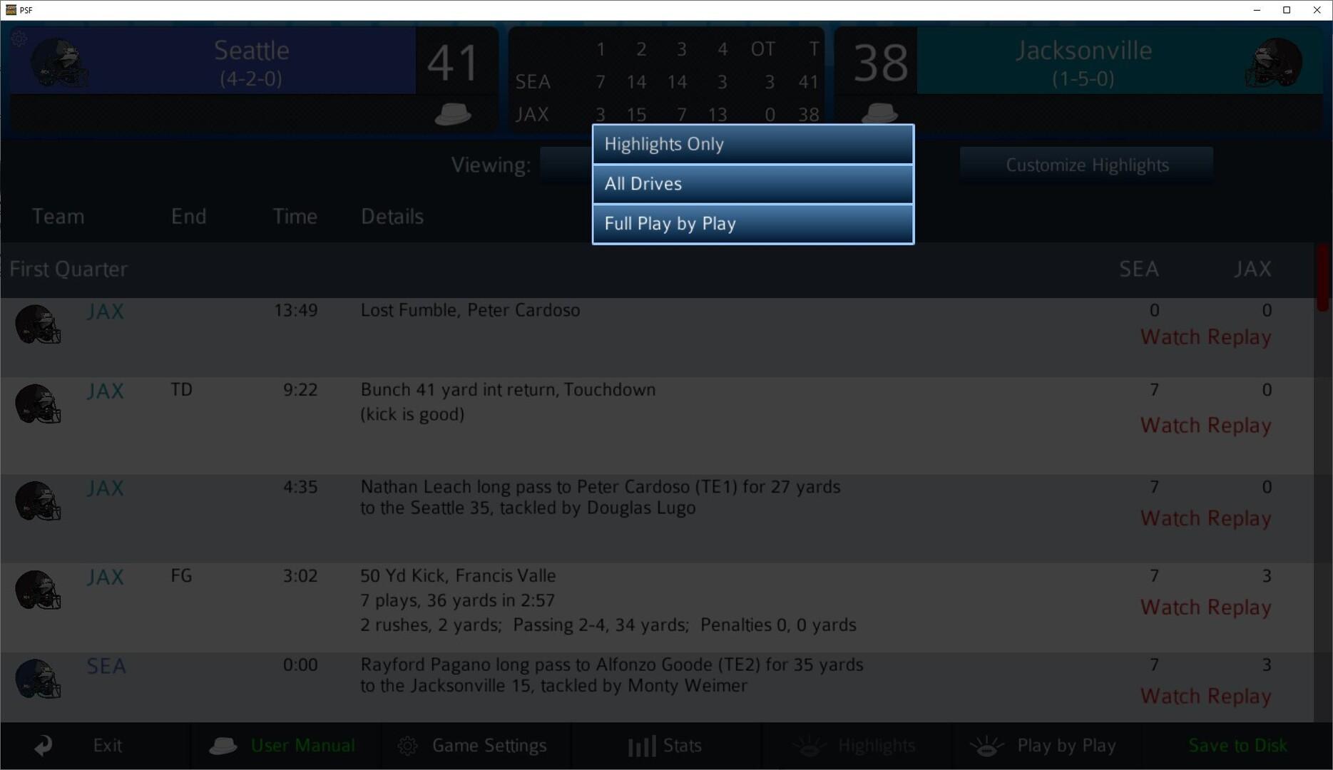 Pro Strategy Football 2026 Game Screenshot