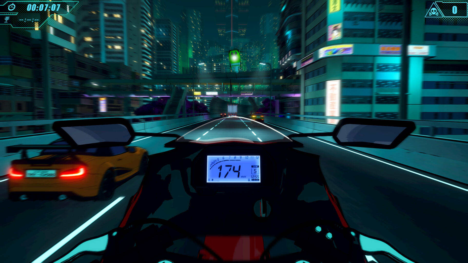 Cuplikan Layar Game Moto Rush Reborn