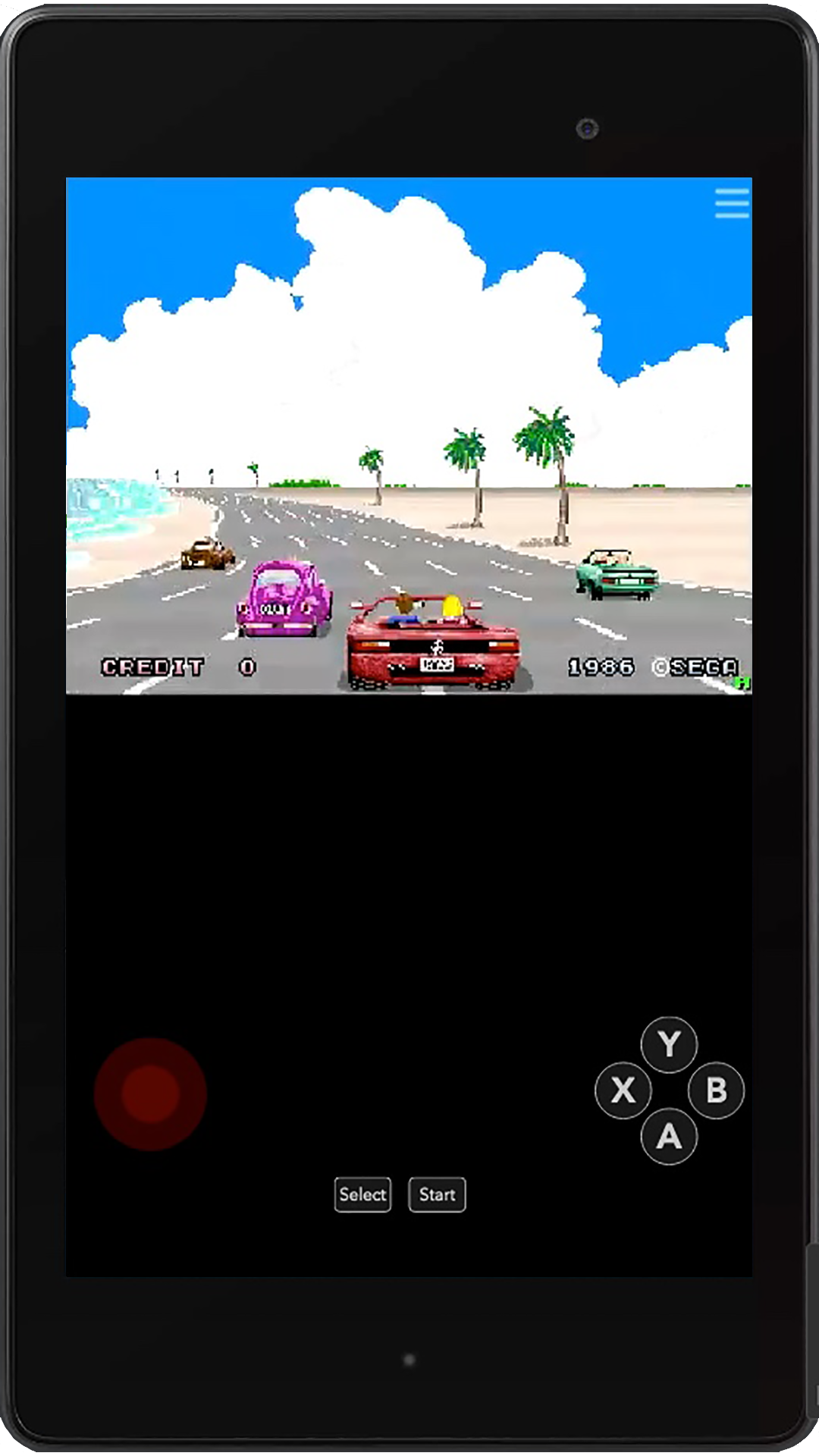 OutRun Game Screenshot