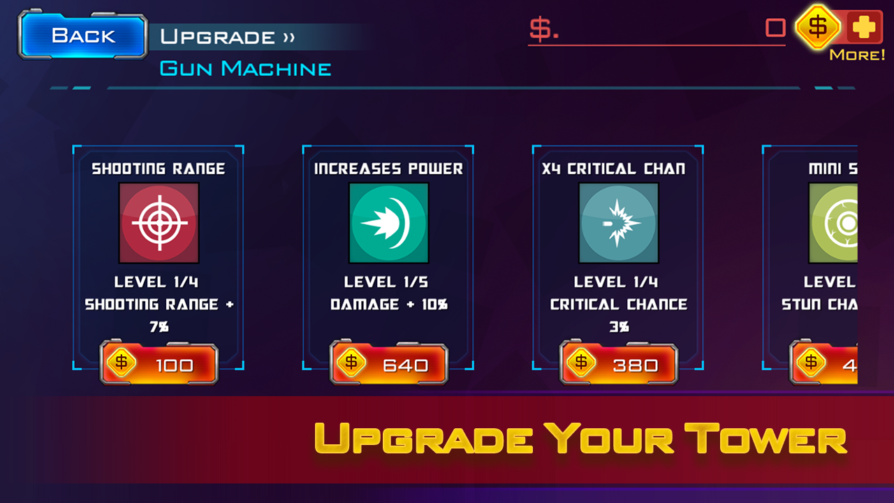 Tower Defense: Geometry War Game Screenshot
