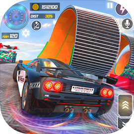 Police Car Stunts Racing Games
