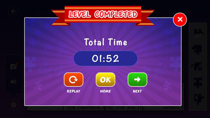 Kids for Christ Jigsaw Puzzles Game Screenshot