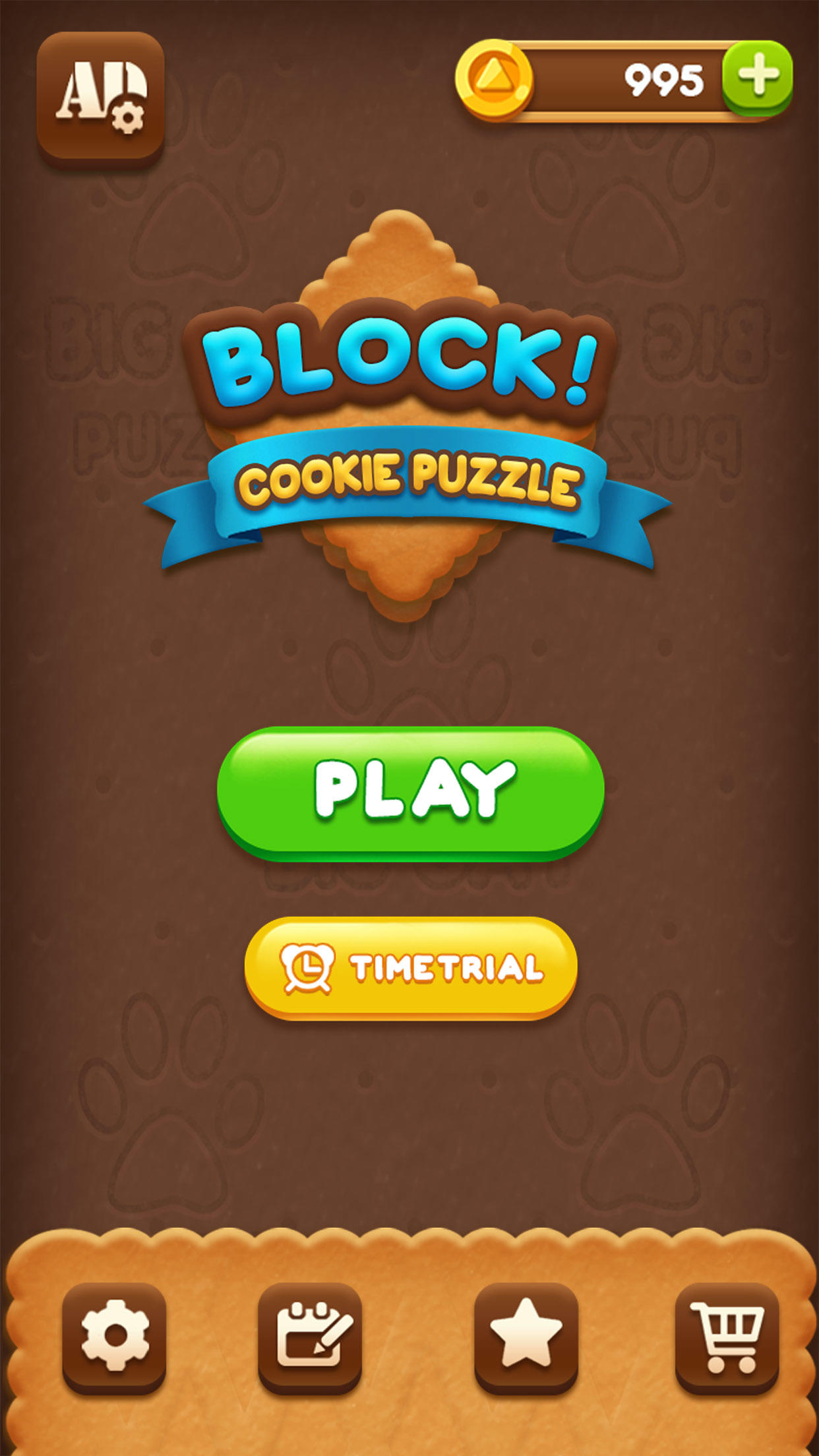 Screenshot 1 of 블록 퍼즐: 쿠키(베타) 1.0.18