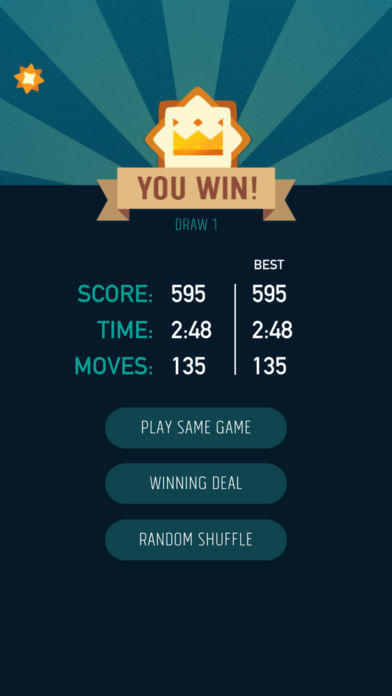Solitaire by ARJ Game Screenshot