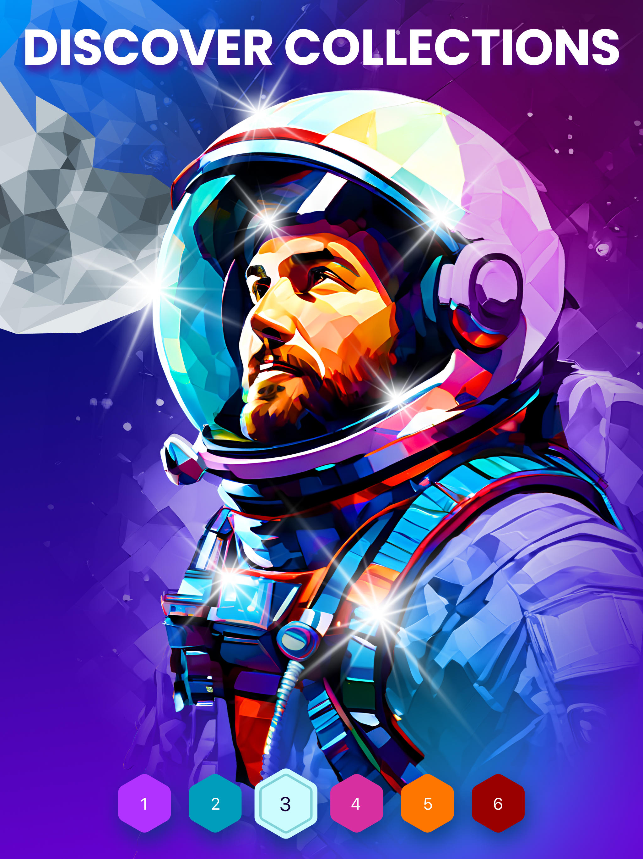 Polygon - Art Coloring Book Game Screenshot