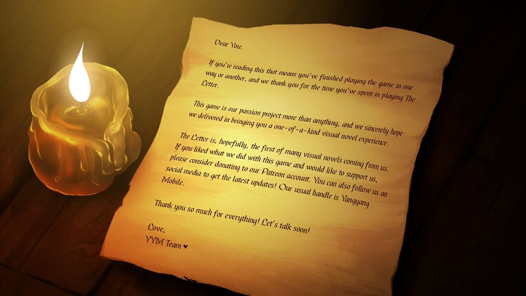 The letter screenshot game