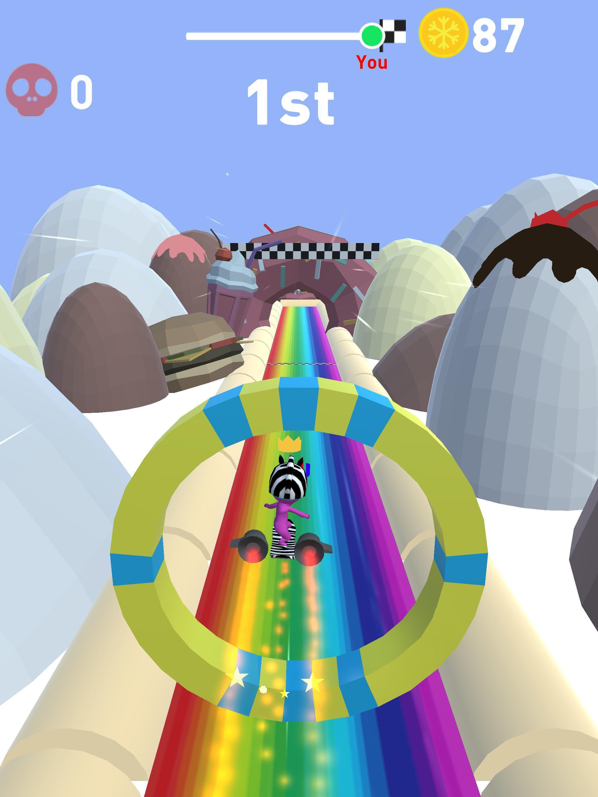 Snowboard Race 3D screenshot game