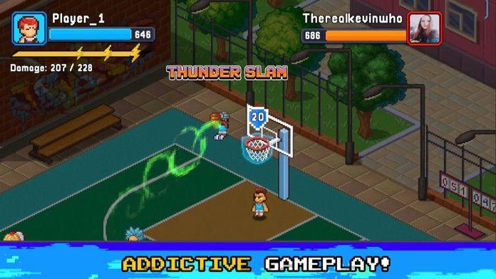 Basketball Pixel Game Screenshot