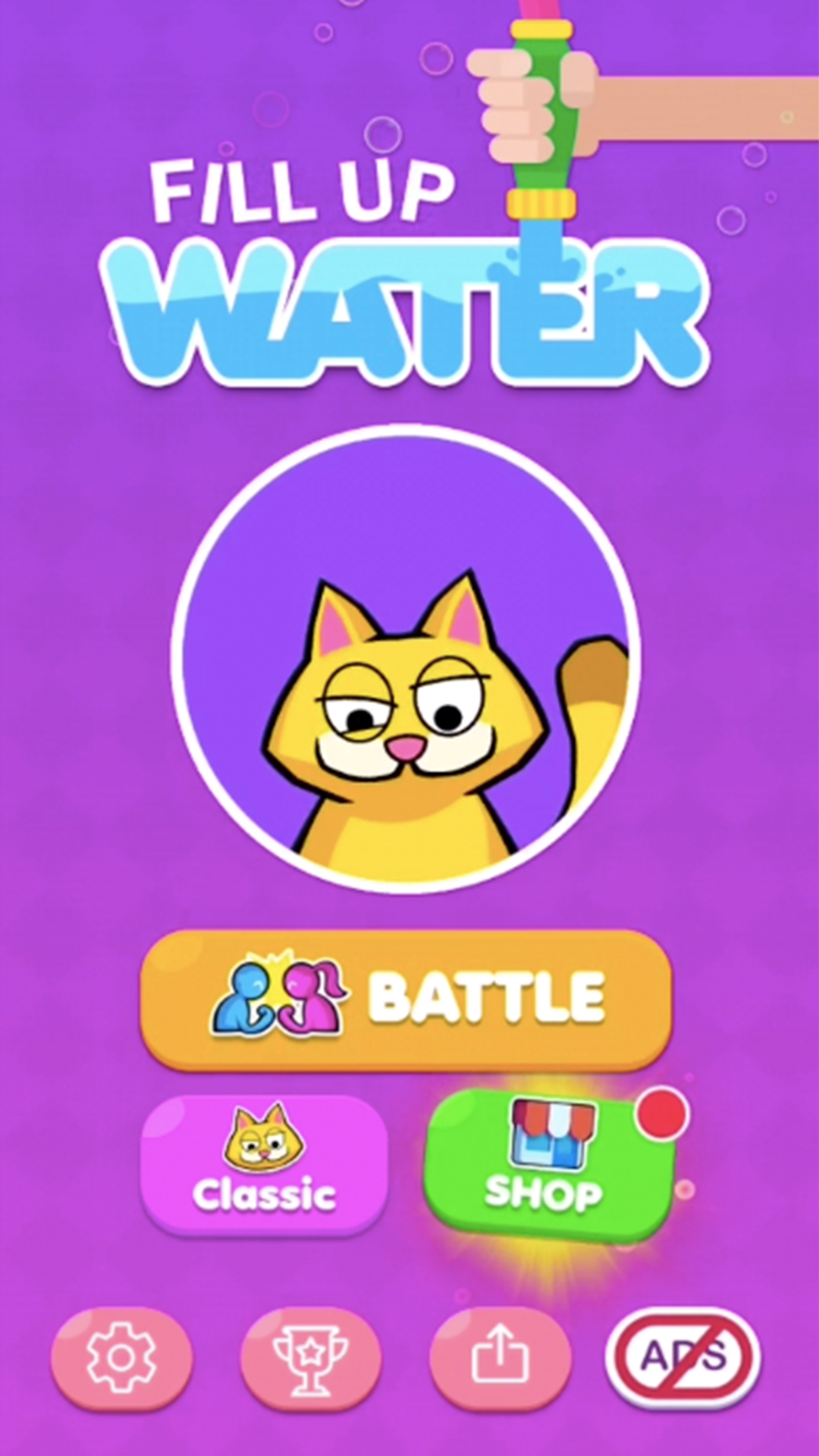 Fill up water screenshot game