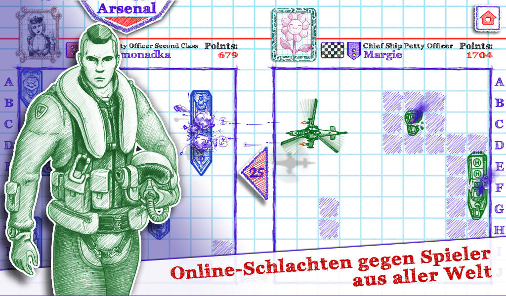 Screenshot 1 of Schiffe versenken 2 3.4.5
