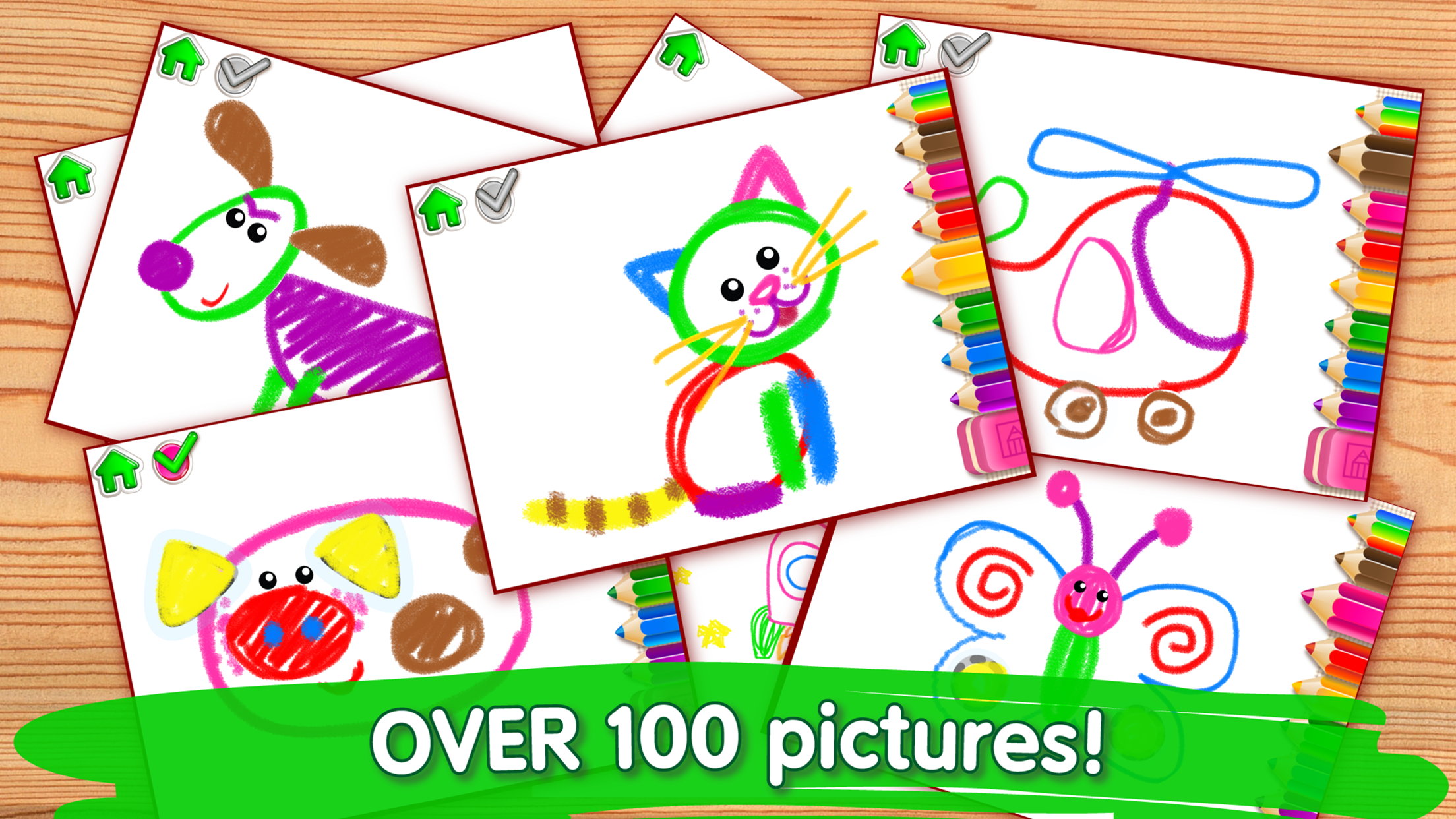 Toddler Drawing Apps for Kids Game Screenshot