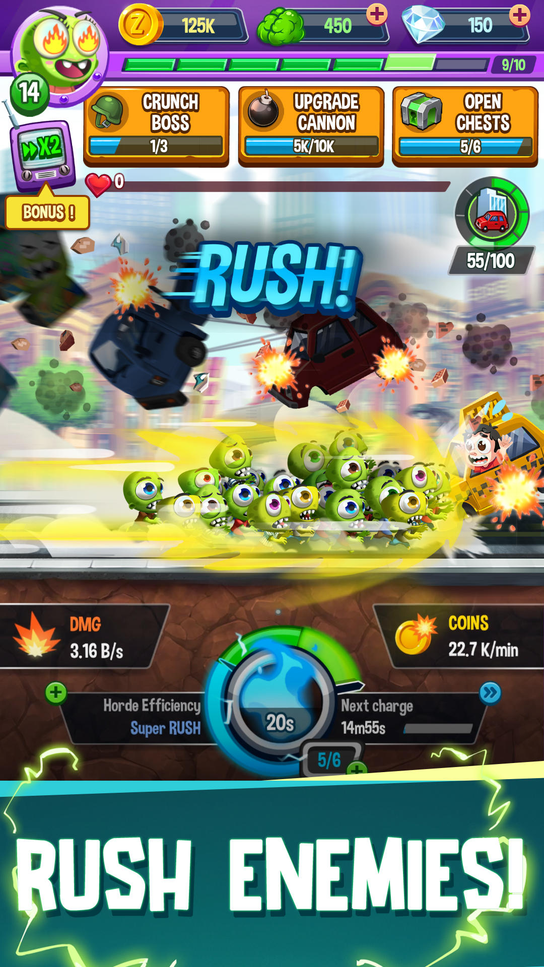 Idle Rush : Zombie Tsunami android iOS-TapTap