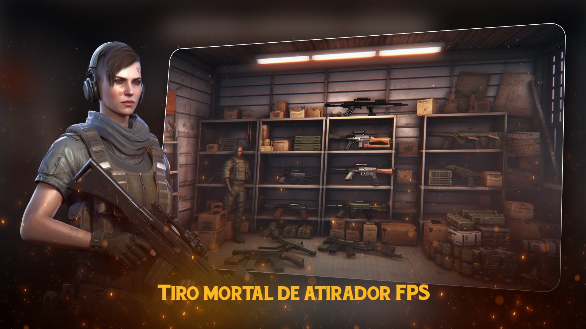 Captura de Tela do Jogo FPS Shooter・Gun Shooting Games
